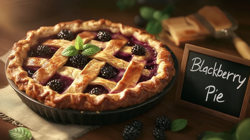 Blackberry pie