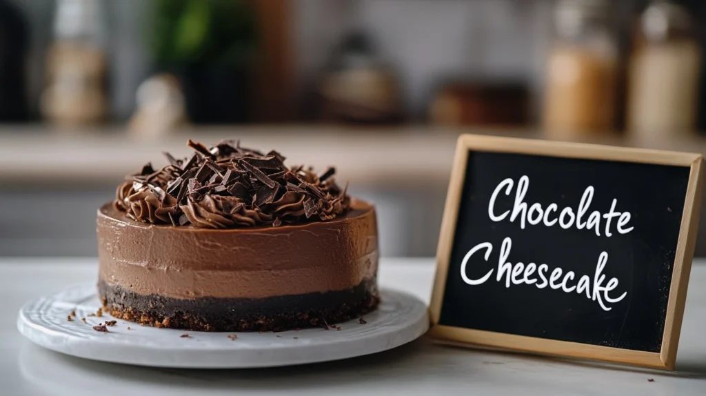 chocolate cheesecake recipe