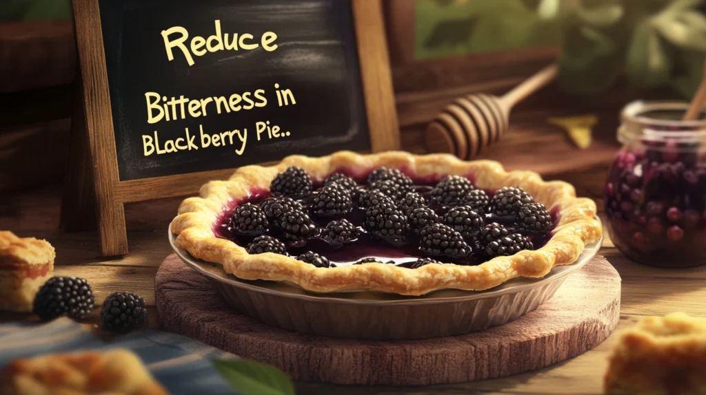 Why is my blackberry pie bitter?