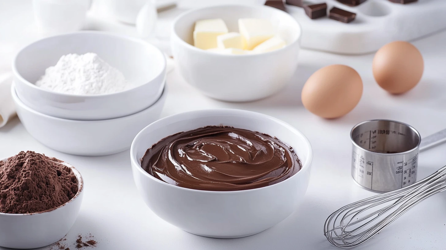 Ingredients chocolate cheesecake